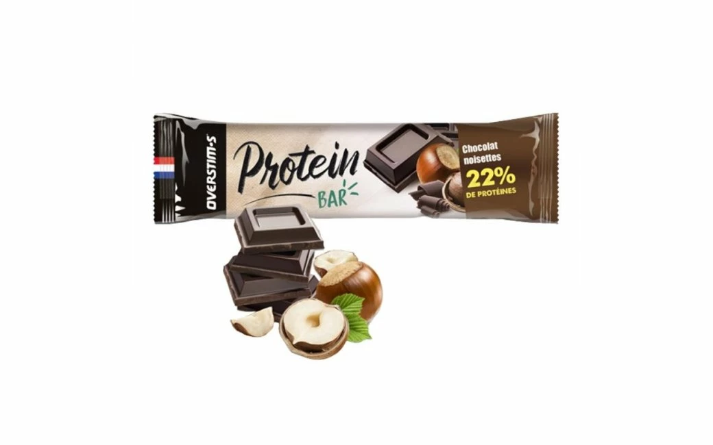 Overstim.s Barre Protéinée Overstim's Chocolat/Noisette 3 Overstim.s Barre Protéinée Overstim's Chocolat/Noisette