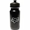 Bidon FOX Noir Logo Blanc 650 ML -VTT Electrique Boutique bidon fox noir logo blanc 650 ml