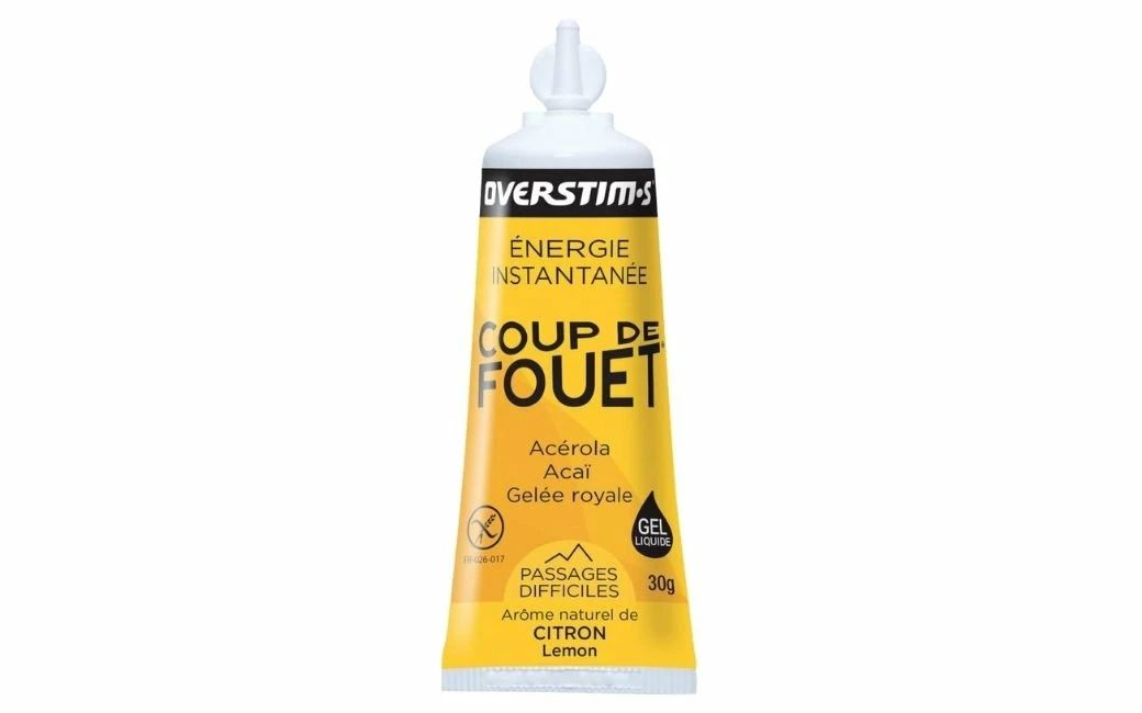 Overstim.s Gel énergétique Overstim's Coup De Fouet Liquide Citron 3 Overstim.s Gel énergétique Overstim's Coup De Fouet Liquide Citron
