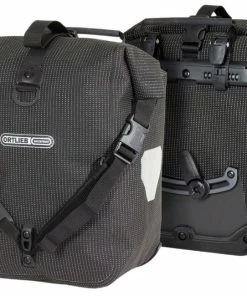 Paire De Sacoche De Voyage Avant ORTLIEB Sport-Roller High Visibility Noir Reflective