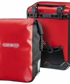 Paire De Sacoches De Voyage Ortlieb Sport-Roller City Rouge 2x12.5L - 2021
