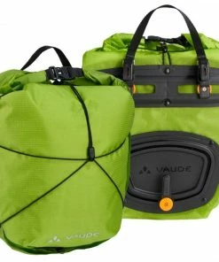Paire De Sacoche Roue Avant Vaude Aqua Front Light Vert