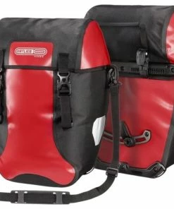 Paire De Sacoches De Voyage ORTLIEB Bike-Packer Classic Rouge/Noir