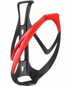 Porte Bidon SPECIALIZED RIB Cage II - Noir Mat/Rouge