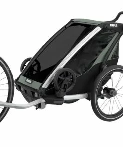 Remorque Vélo Enfant THULE Chariot Lite 2 Agave -VTT Electrique Boutique remorque velo enfant thule chariot lite 2 agave 1