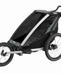 Remorque Vélo Enfant THULE Chariot Lite 2 Agave -VTT Electrique Boutique remorque velo enfant thule chariot lite 2 agave 3