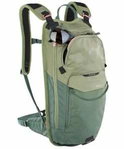 Sac à Dos EVOC Stage 6L Vert Olive + Poche à Eau 2L -VTT Electrique Boutique sac a dos evoc stage 6l vert olive poche a eau 2l 2