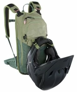 Sac à Dos EVOC Stage 6L Vert Olive + Poche à Eau 2L -VTT Electrique Boutique sac a dos evoc stage 6l vert olive poche a eau 2l 5