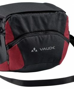 Sacoche De Guidon Vaude Ontour Box (KlickFix) Noir/Rouge - L