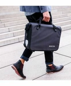 Sacoche ORTLIEB Office Bag QL2.1 PVC 21L Bleu -VTT Electrique Boutique sacoche ortlieb office bag ql21 pvc 21l bleu 3