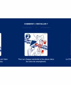 The Beam Support De Téléphone Cyclyk - Bleu -VTT Electrique Boutique support de telephone cyclyk bleu 1