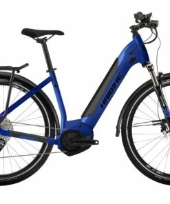 Vélo électrique Haibike Trekking 4 Low 500Wh Bleu - 2022