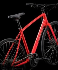 Vélo Fitness Trek FX 2 Disc Rouge - 2023 -VTT Electrique Boutique velo fitness trek fx 2 disc rouge 2023 2