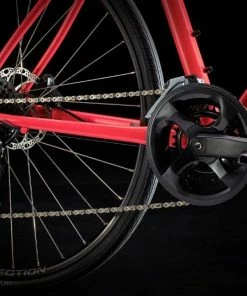 Vélo Fitness Trek FX 2 Disc Rouge - 2023 -VTT Electrique Boutique velo fitness trek fx 2 disc rouge 2023 4