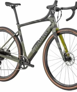 Vélo Gravel Specialized Diverge Comp Carbon Vert/Gris - 2022 -VTT Electrique Boutique velo gravel specialized diverge comp carbon vertgris 2022 2