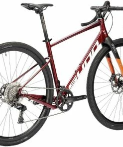 Vélo Gravel Sunn Venture S1 Rouge/Orange - 2021 -VTT Electrique Boutique velo gravel sunn venture s1 rougeorange 2021 2