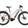 VTC électrique HAIBIKE Trekking 7 Gris/rouge 630Wh Femme - 2021 -VTT Electrique Boutique vtc electrique haibike trekking 7 grisrouge 630wh femme 2021