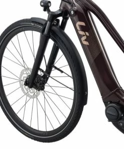 VTC électrique Liv Amiti E+ 2D Trapèze Marron 500Wh - 2022 -VTT Electrique Boutique vtc electrique liv amiti e 2d trapeze marron 500wh 2022 4