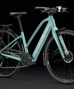 VTC électrique Trek FX+ 2 Femme Bleu Clair 250Wh - 2023 -VTT Electrique Boutique vtc electrique trek fx 2 femme bleu clair 250wh 2023 1