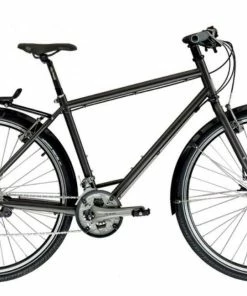 VTC Histoire Bike Randonneuse Classique 300 Gris Foncé - 2022