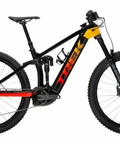 VTT électrique TREK Rail 9.8 XT Noir/Jaune/Rouge 750Wh - 2023
